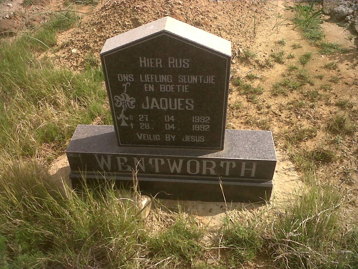 WENTWORTH Jaques 1992-1992