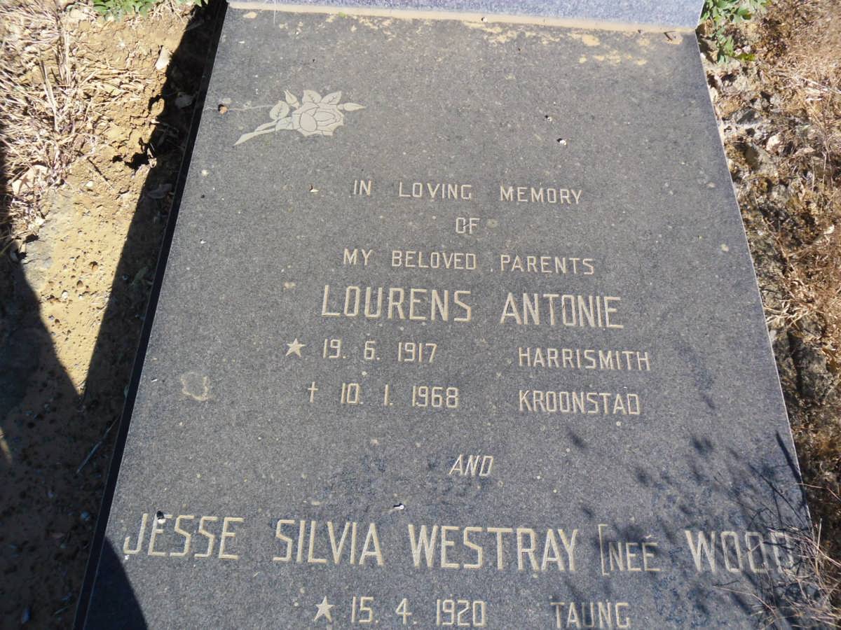 WESTRAY Lourens Antonie 1917-1968