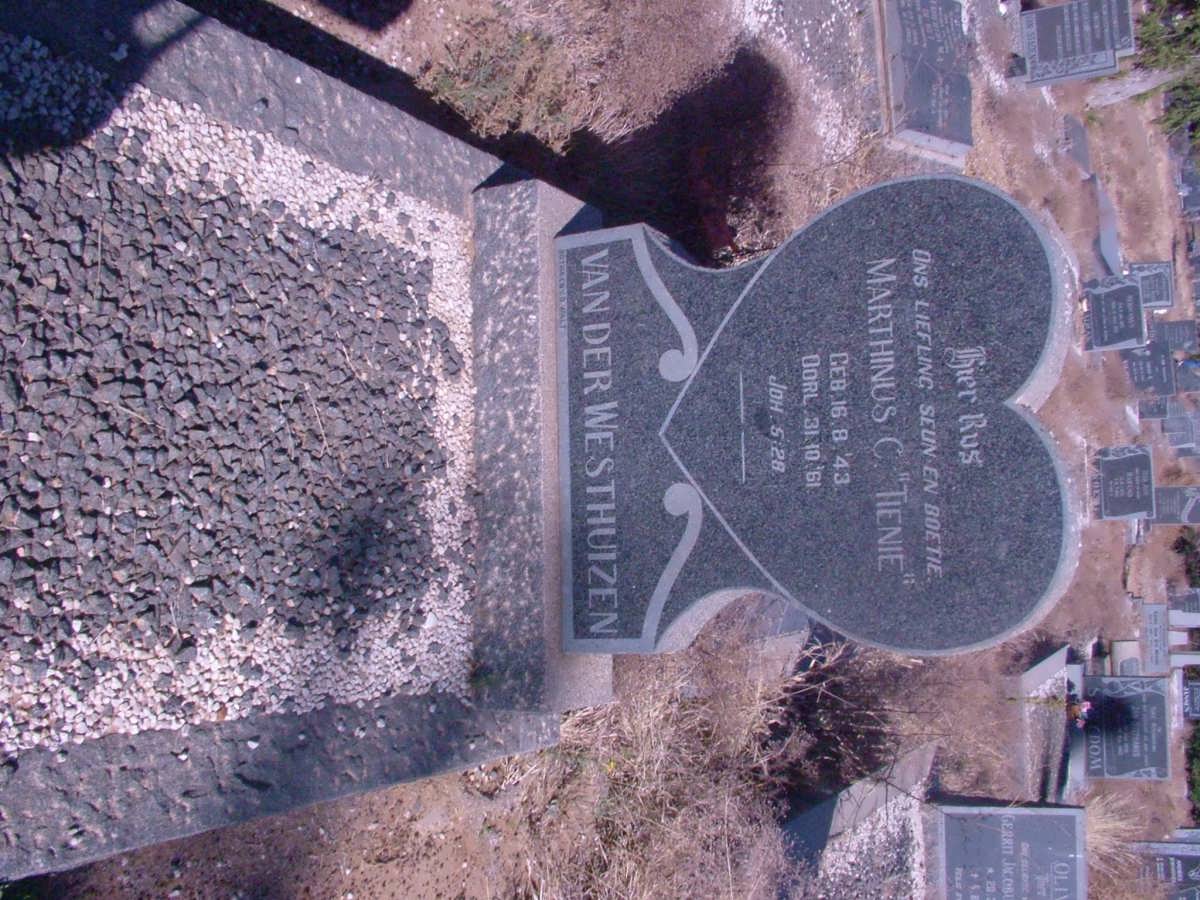 WESTHUIZEN Marthinus C., van der 1943-1961
