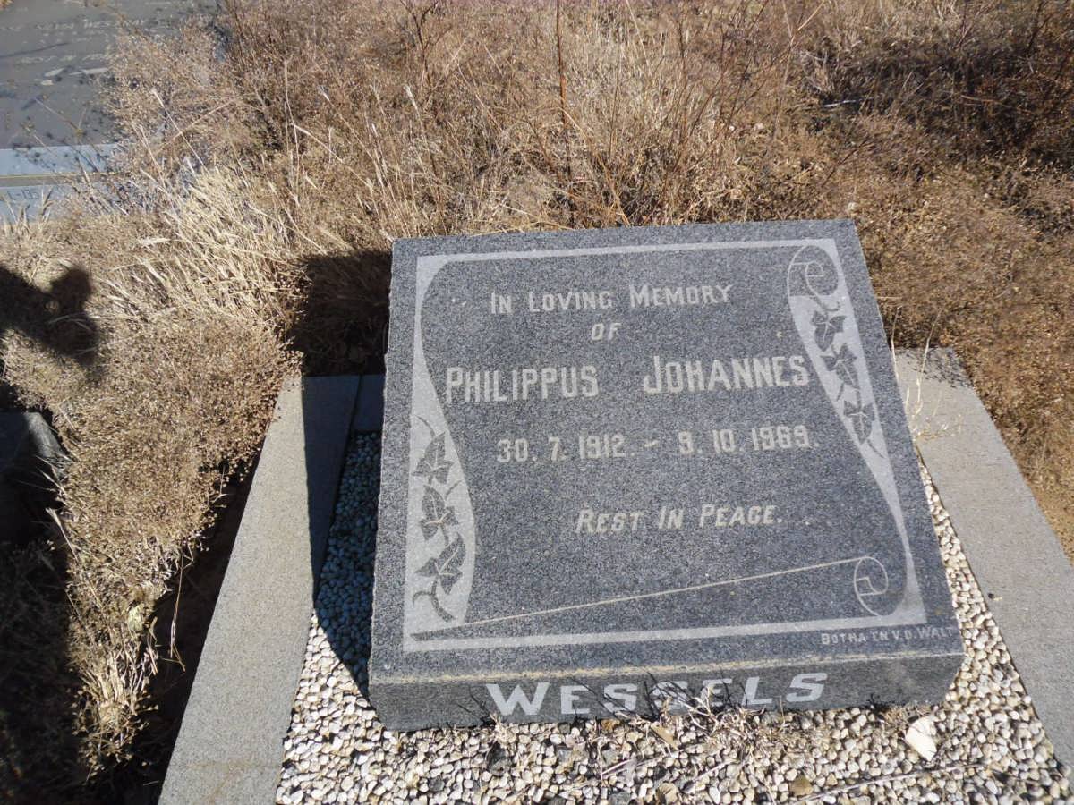WESSELS Philippus Johannes 1912-1969