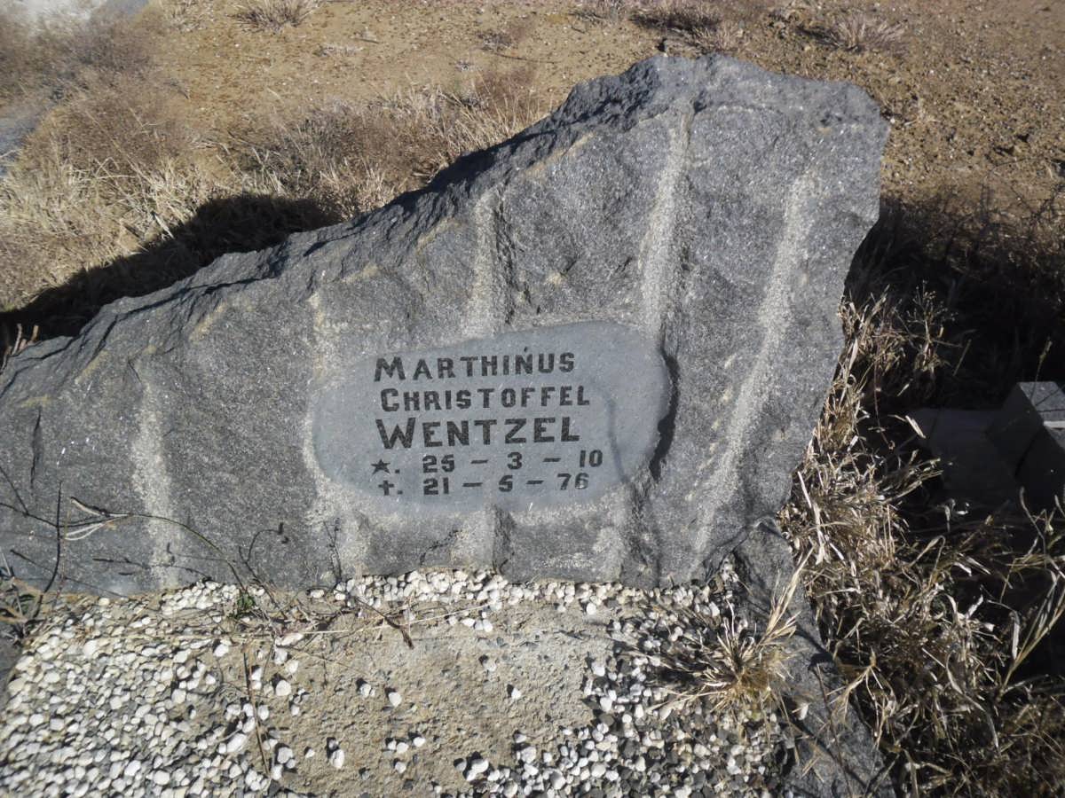 WENTZEL Marthinus Christoffel 1910-1976