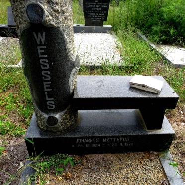 WESSELS Johannes Mattheus 1924-1978