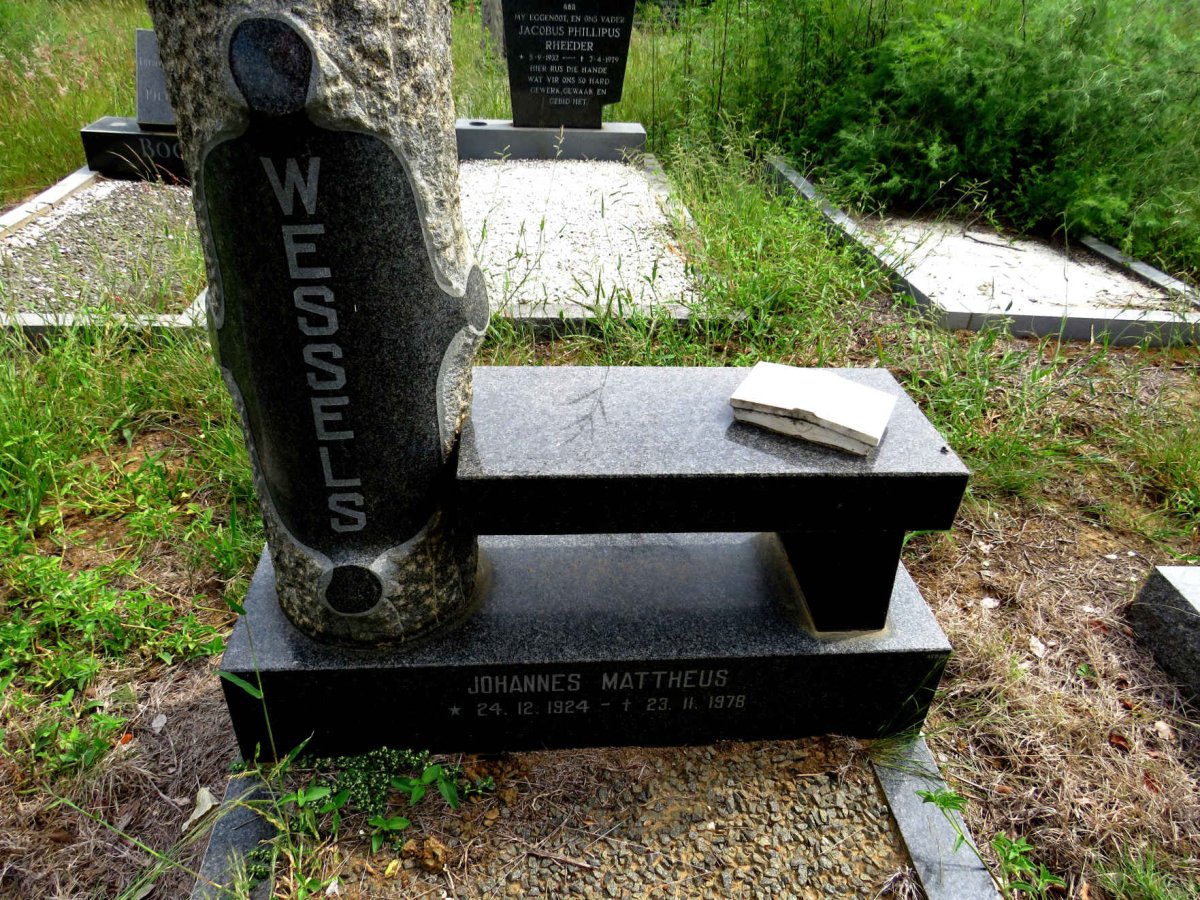 WESSELS Johannes Mattheus 1924-1978