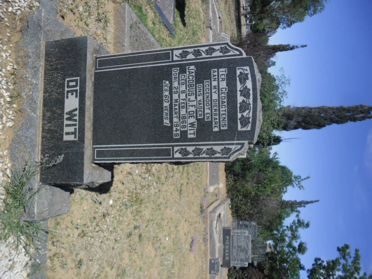 WIT Jacobus J.F., de 1868-1948
