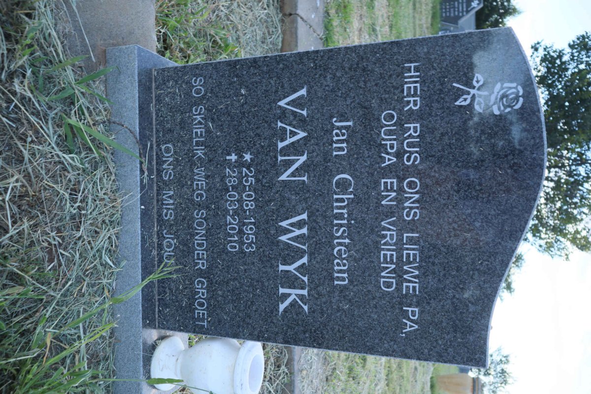 WYK Jan Christean, van 1953-2010
