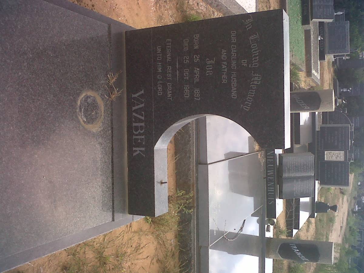YAZBEK Joe 1897-1960