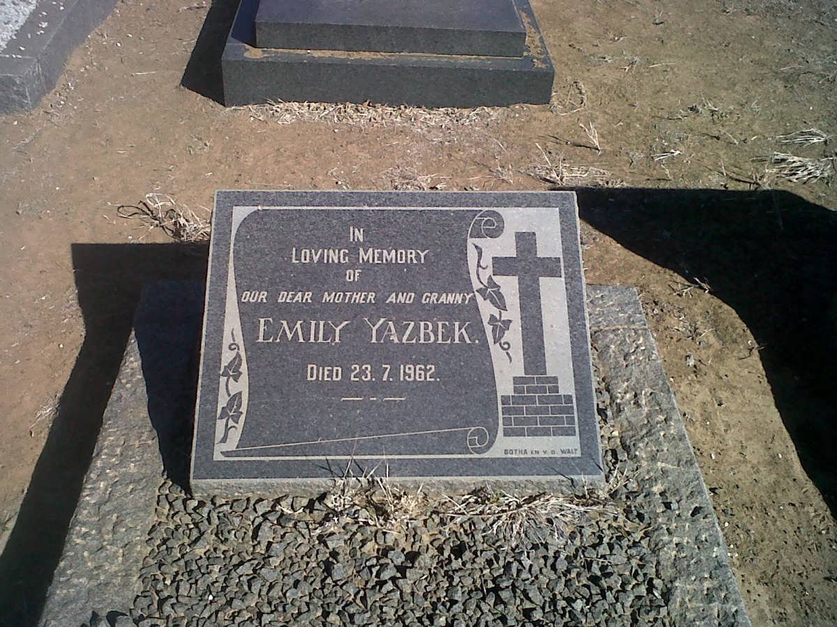 YAZBEK Emily -1962