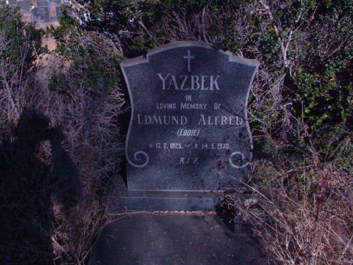 YAZBEK Edmund Alfred 1925-1970
