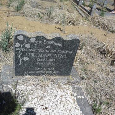 ZITZKE Ethel Alwine 1934-1944