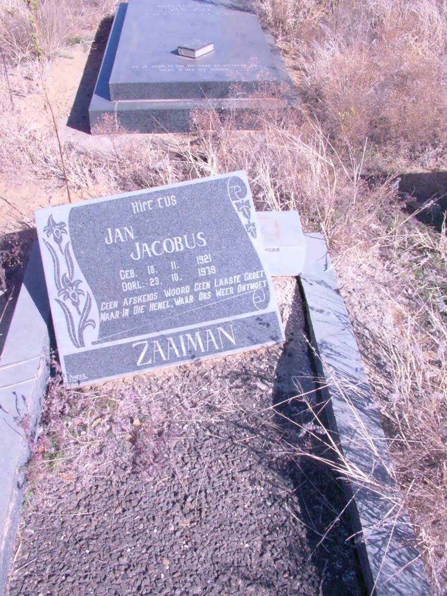 ZAAIMAN Jan Jacobus 1921-1979