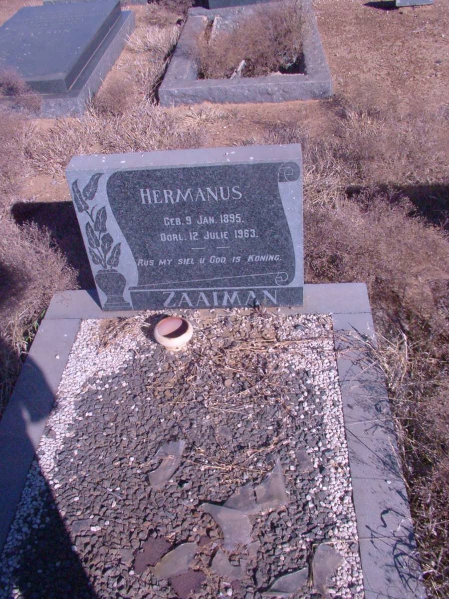 ZAAIMAN Hermanus 1895-1963