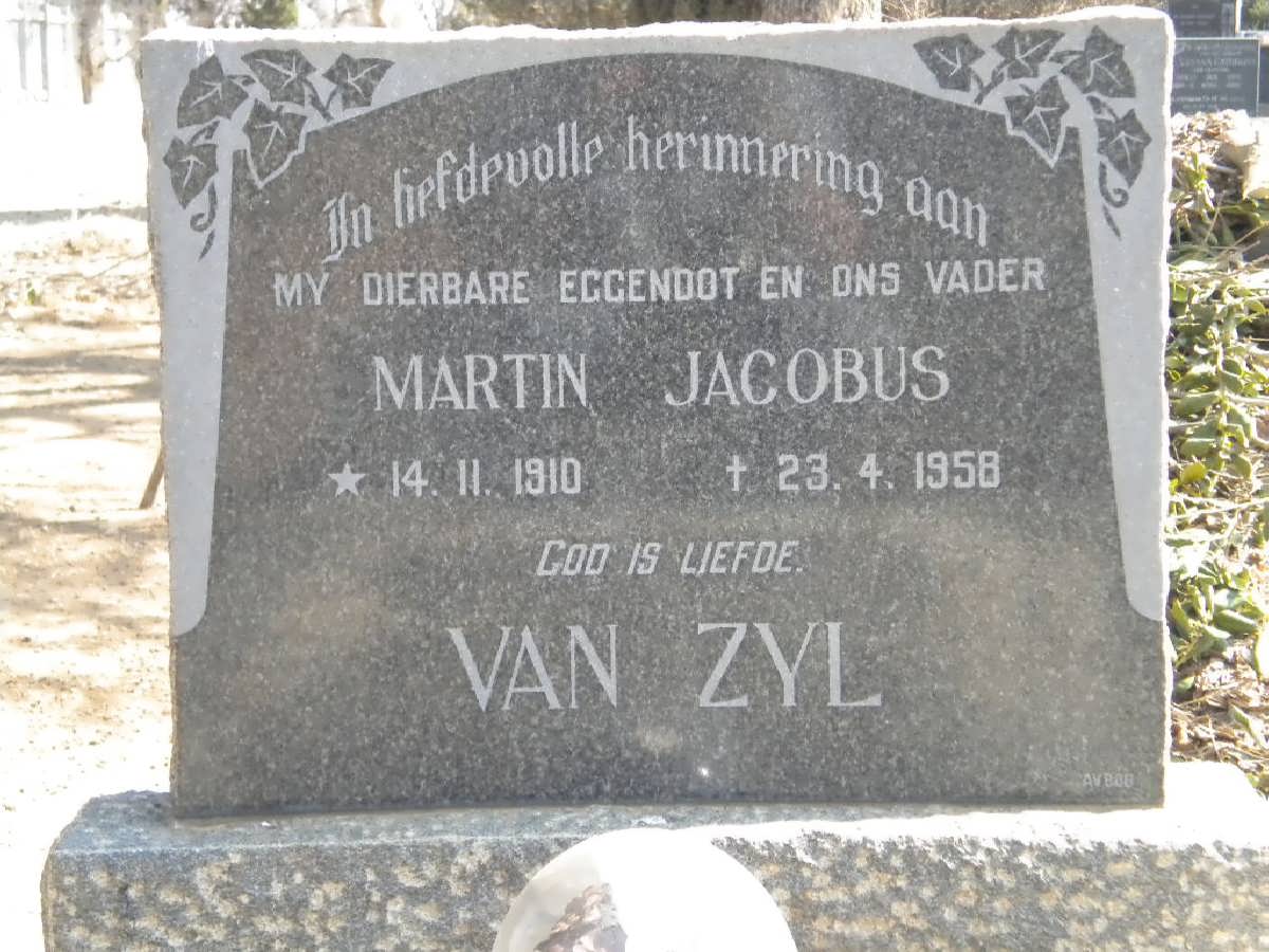 ZYL Martin Jacobus, van 1910-1958