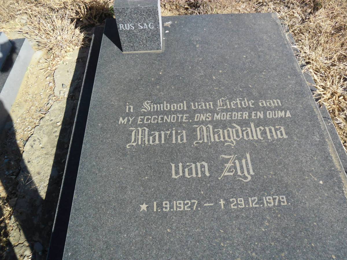 ZYL Maria Magdalena, van 1927-1979