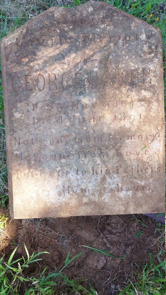 BAKER George 1864-1891