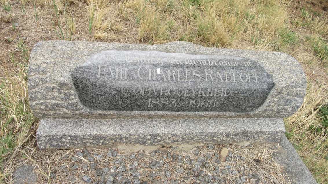 RADLOFF Emil Charles 1883-1965
