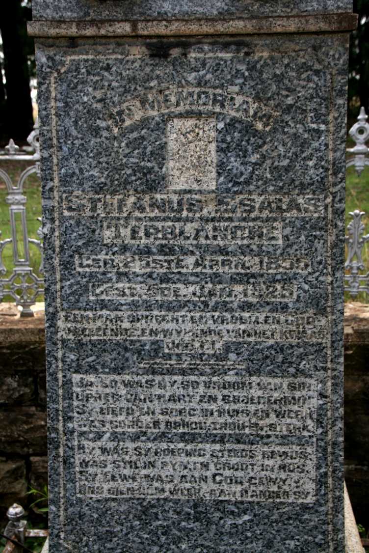 TERBLANCHE Stefanus Esaias 1855-1925 _2