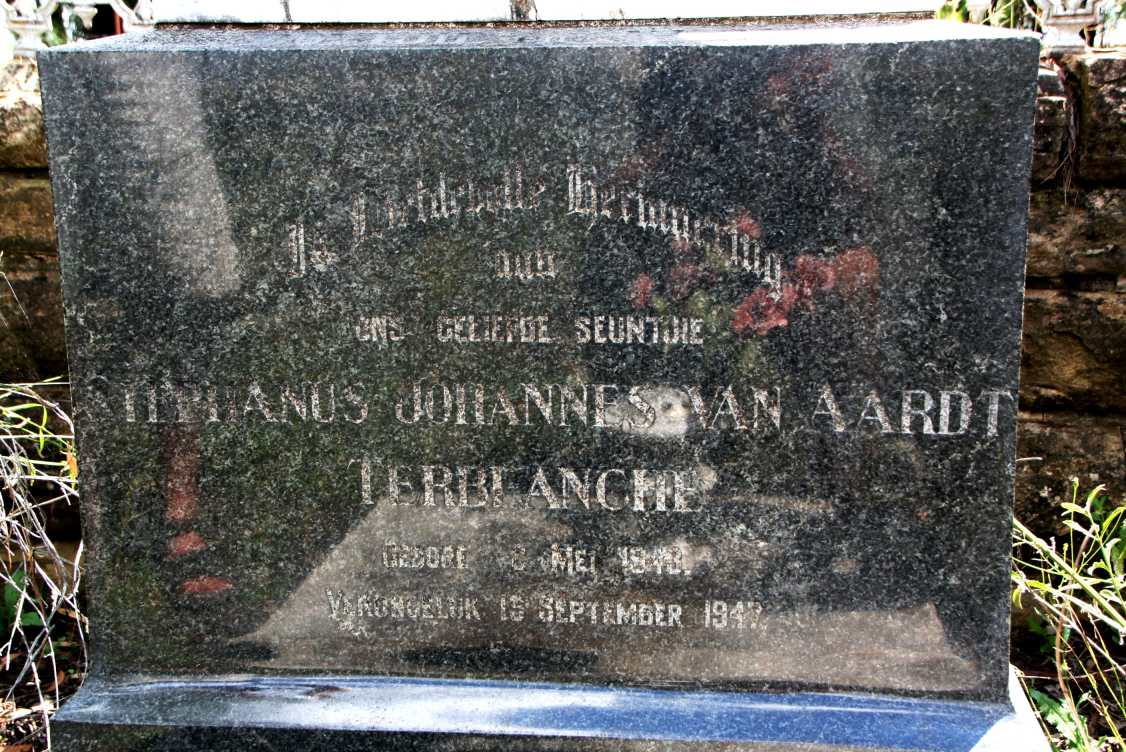 TERBLANCHE Stephanus Johannes van Aardt 1943-1947 _5