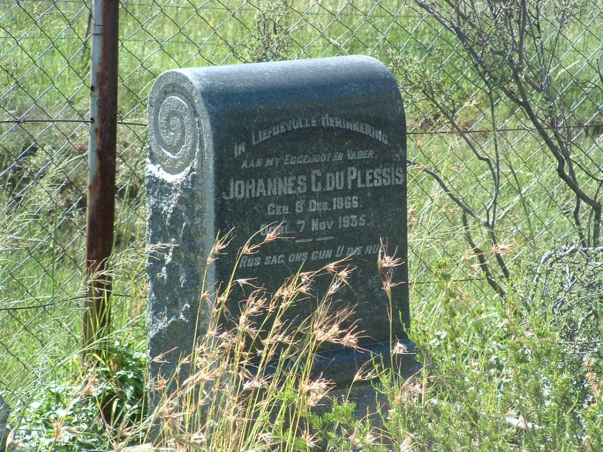 PLESSIS Johannes C., du 1866-1935
