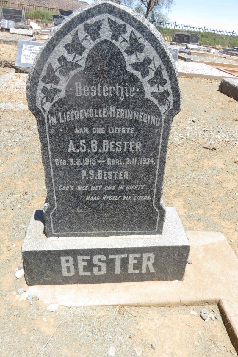 BESTER A.S.B. 1913-1934