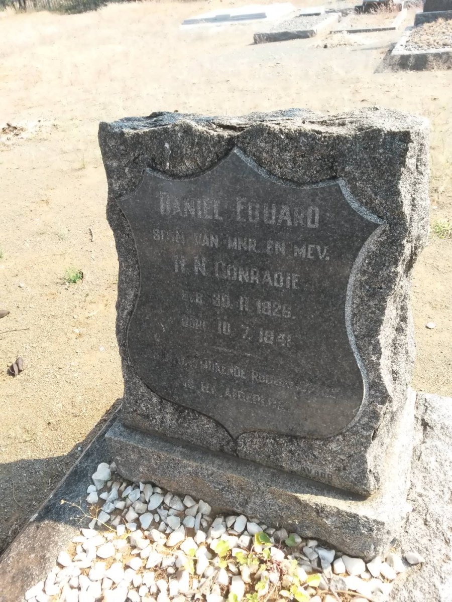 CONRADIE Daniel Eduard 1926-1941
