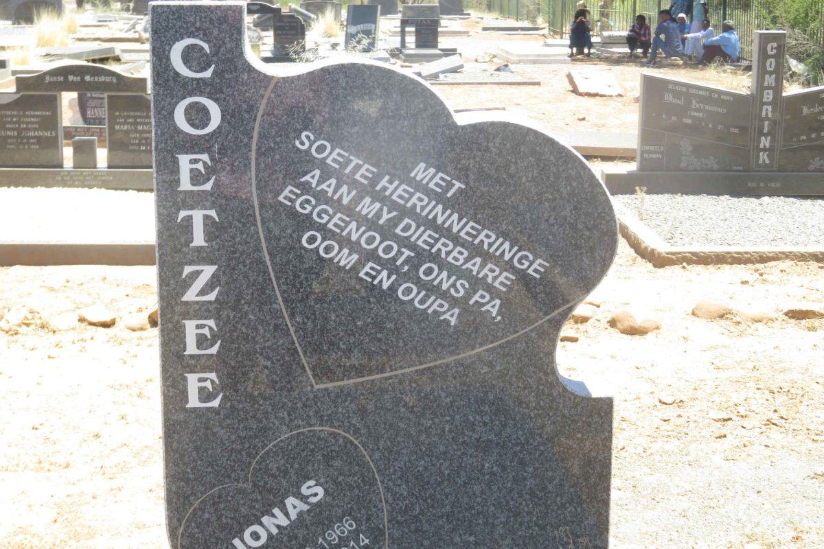 COETZEE Jonas 1966-2014