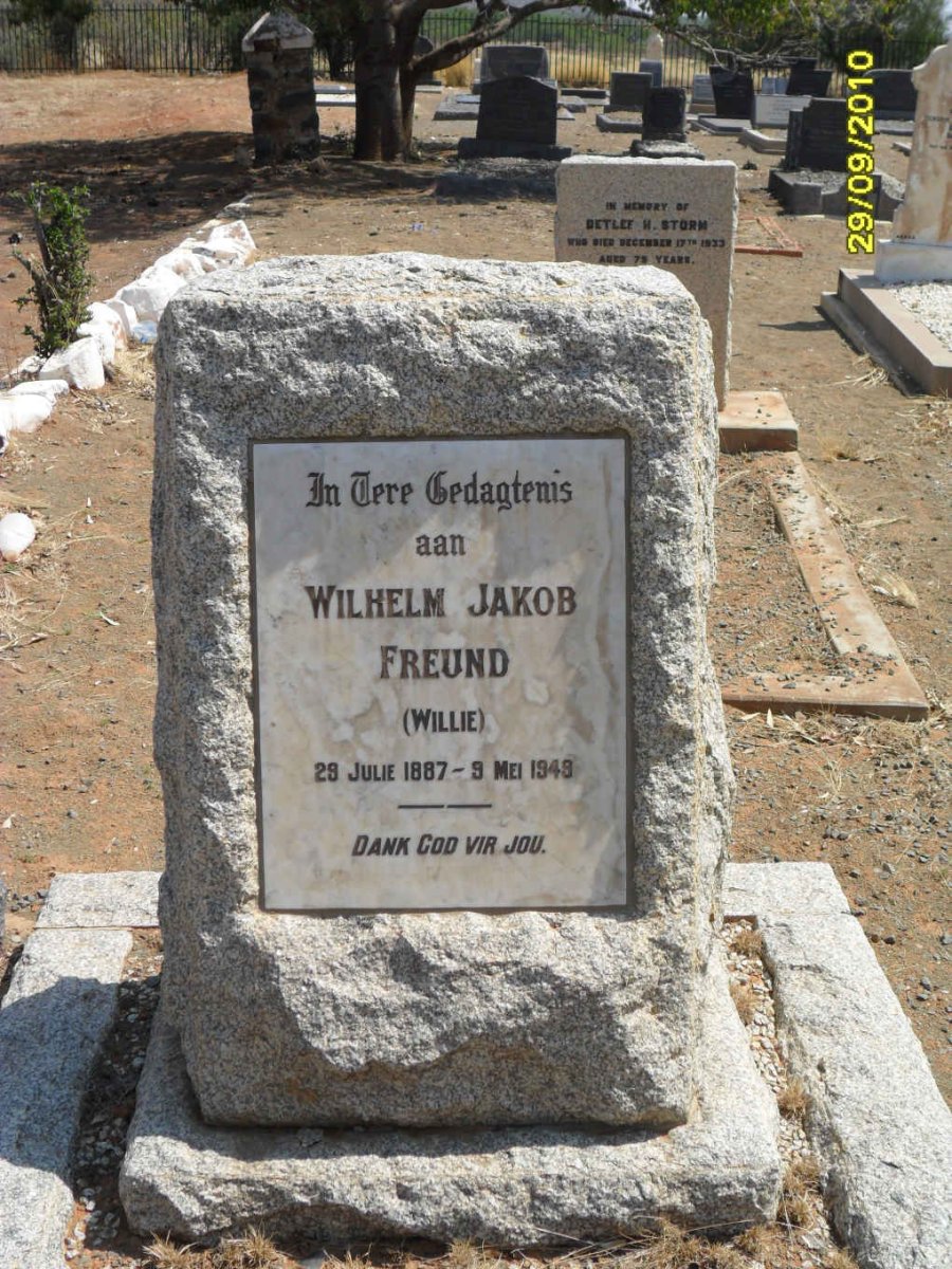 FREUND Wilhelm Jakob 1887-1949