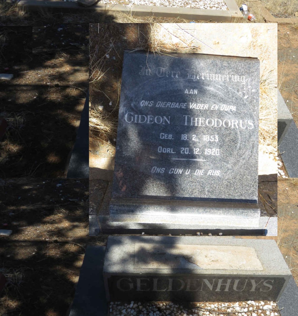 GELDENHUYS Gideon Theodorus 1855-1920