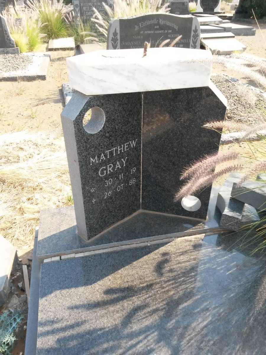 GRAY Matthew 1919-1988