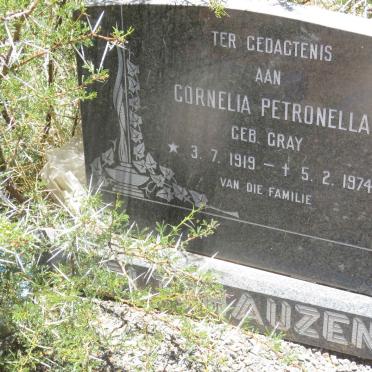 HOLTZHAUZEN Cornelia Petronella nee GRAY 1919-1974