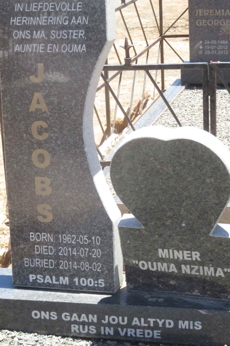 JACOBS Miner 1962-2014