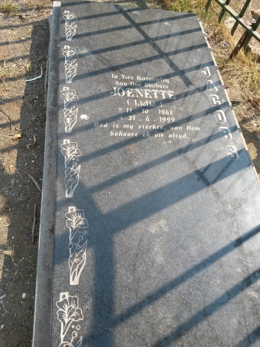 JACOBS Joenette 1943-1999
