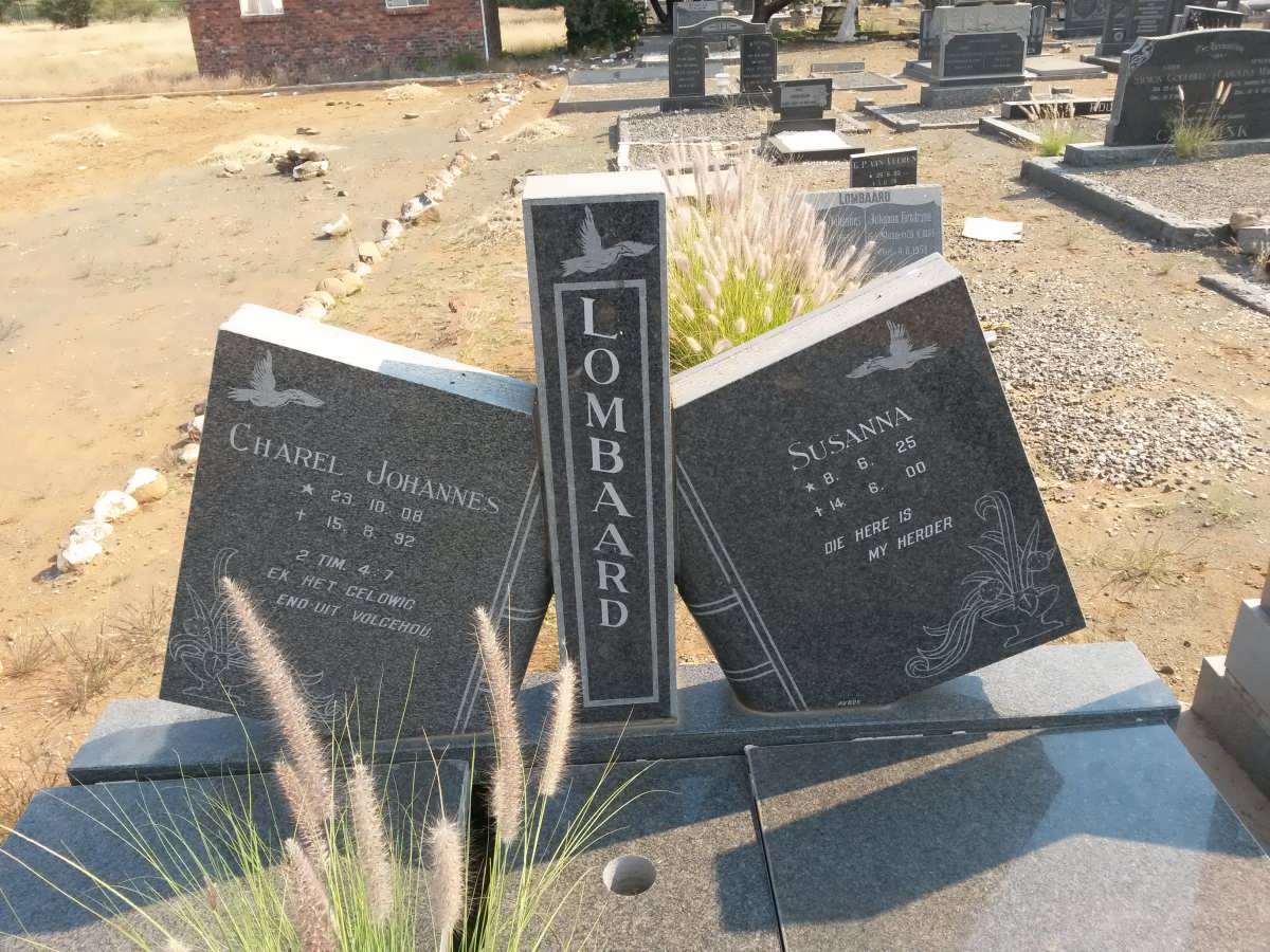 LOMBAARD Charel Johannes 1908-1992 &amp; Susanna 1925-2000
