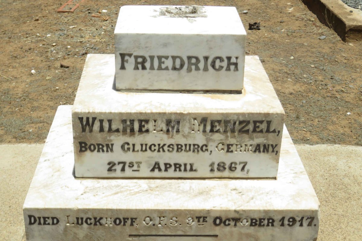 MENZEL Friedrich Wilhelm 1867-1917