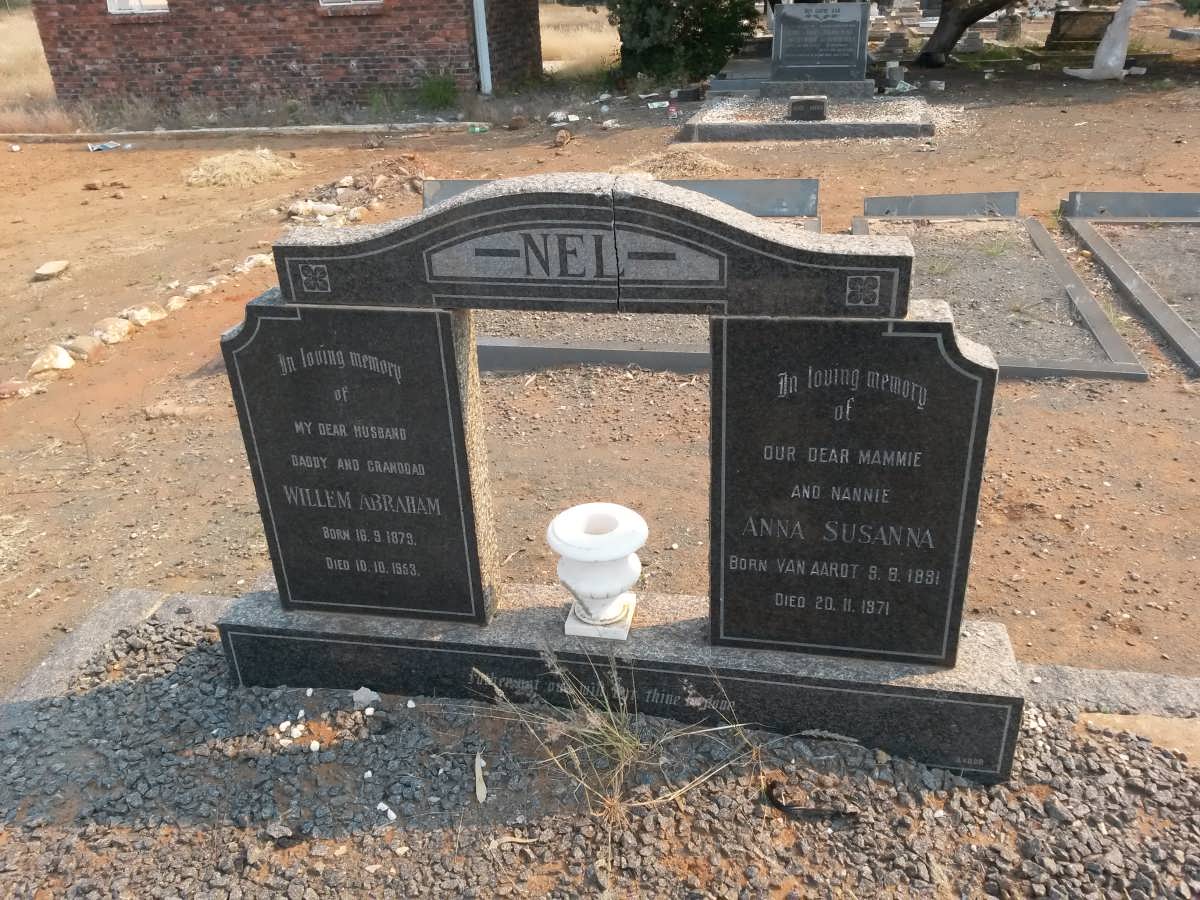 NEL Willem Abraham 1879-1953 &amp; Anna Susanna VAN AARDT 1891-1971