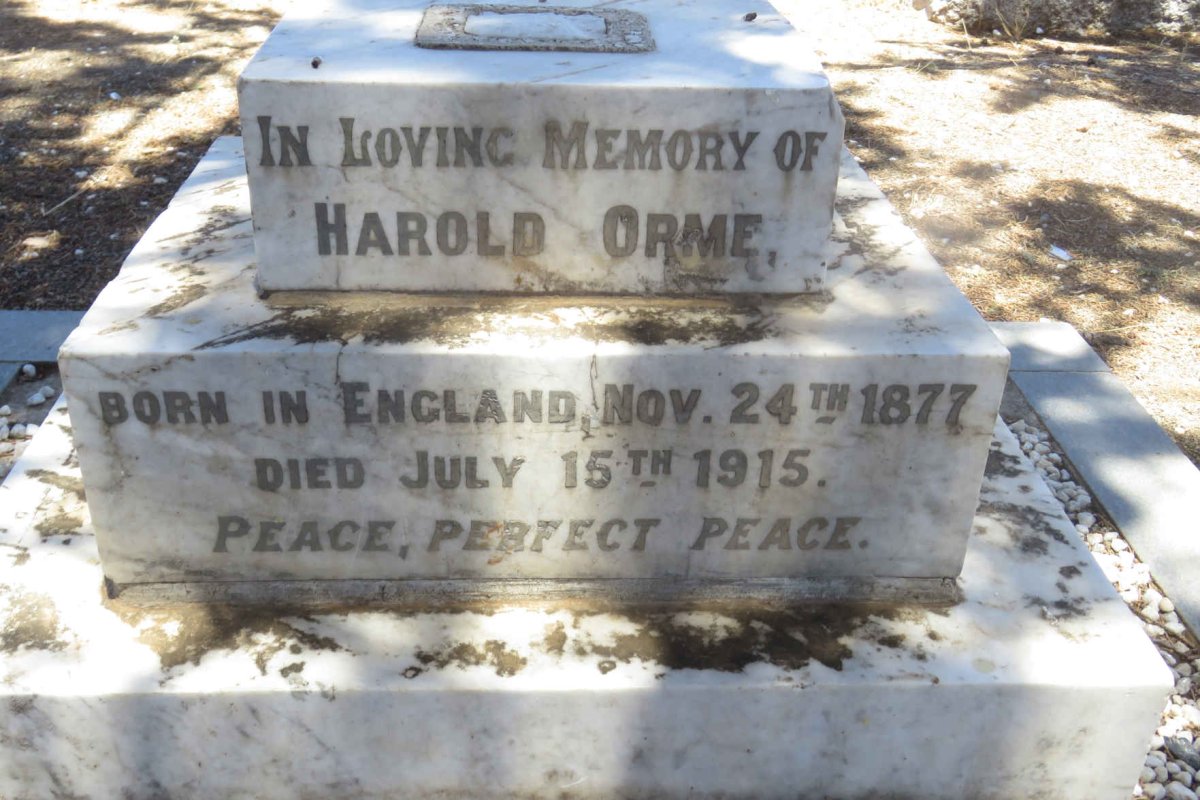ORME Harold 1877-1915