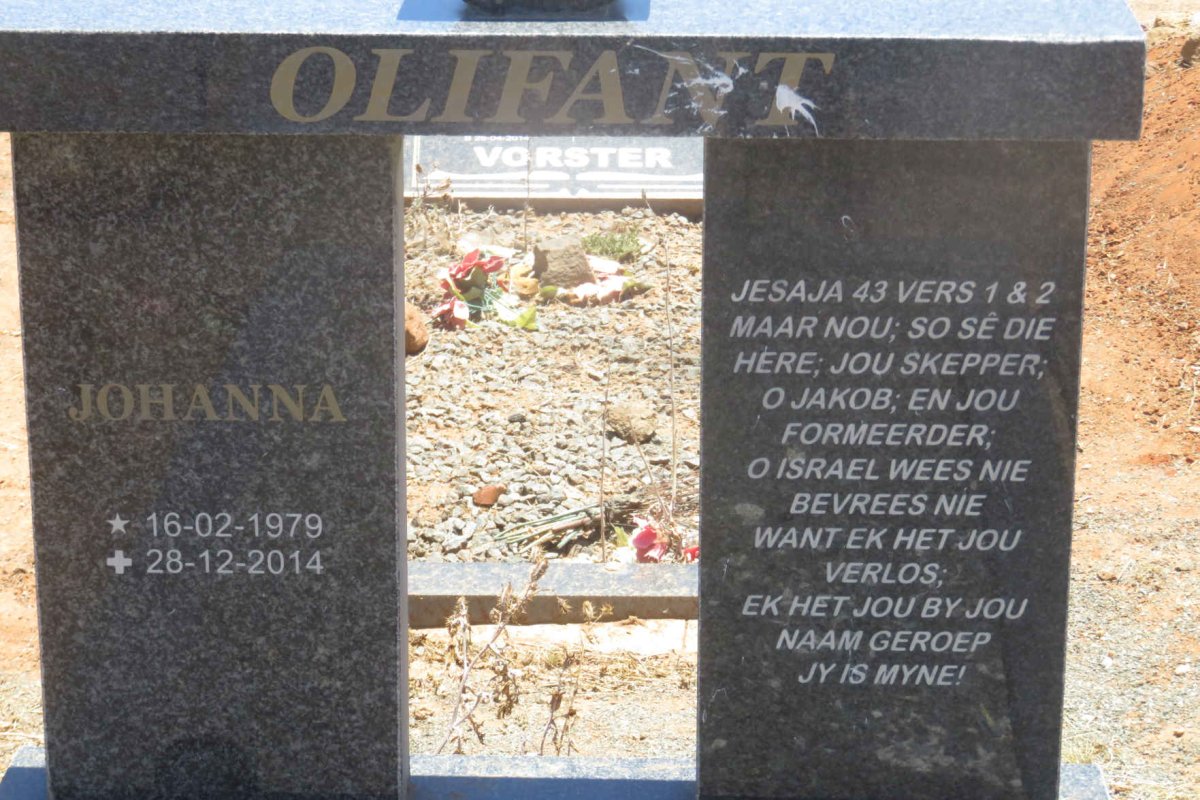OLIFANT Johanna 1979-2014