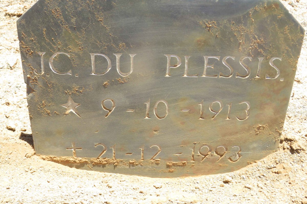PLESSIS J.C., du 1913-1993