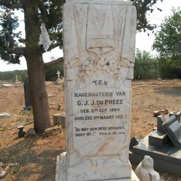 PREEZ G.J.J., du 1864-1924