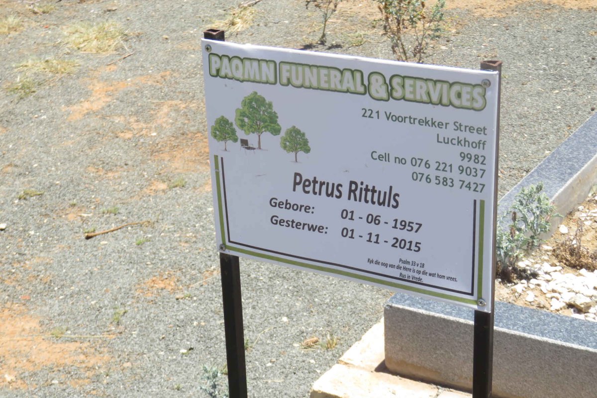 RITTULS Petrus 1957-2015