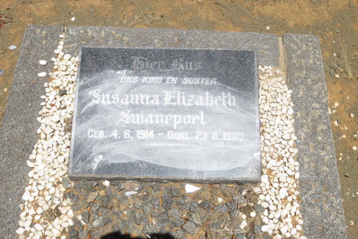 SWANEPOEL Susanna Elizabeth 1914-1930
