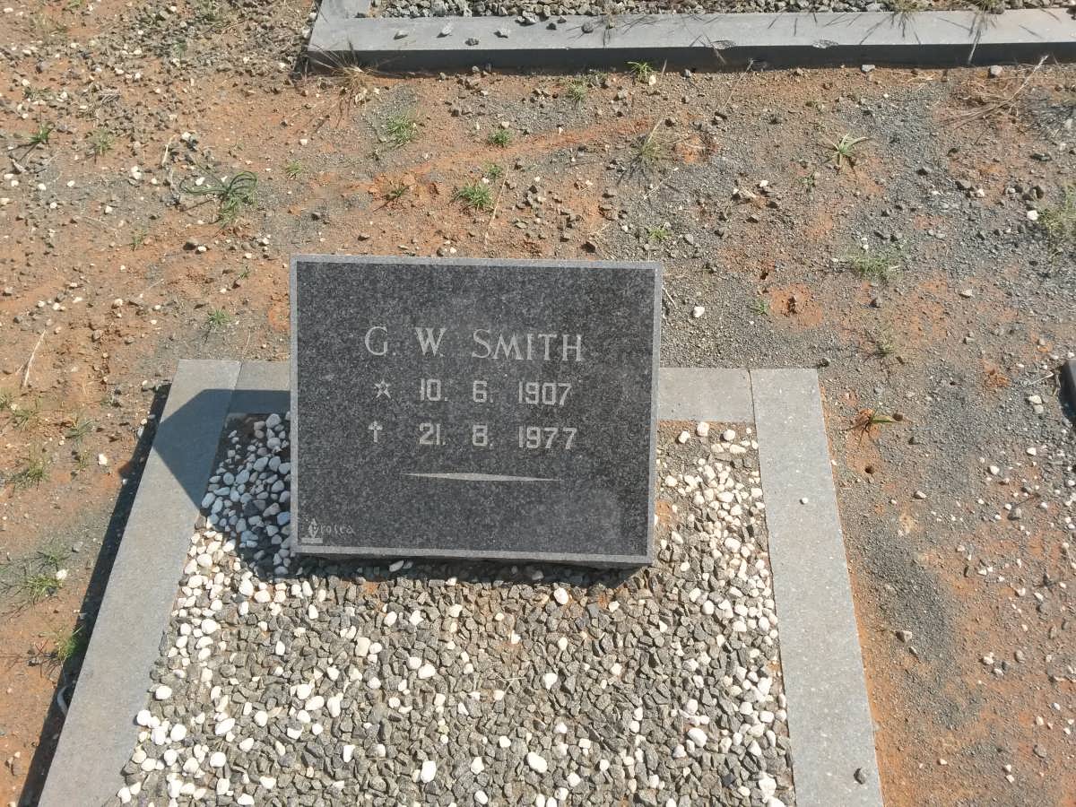 SMITH G.W. 1907-1977
