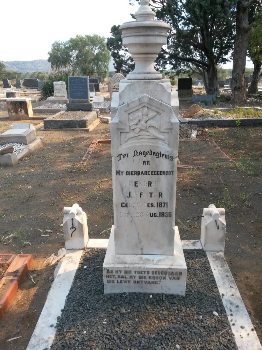 VENTER Hendrik J. 1871-1935