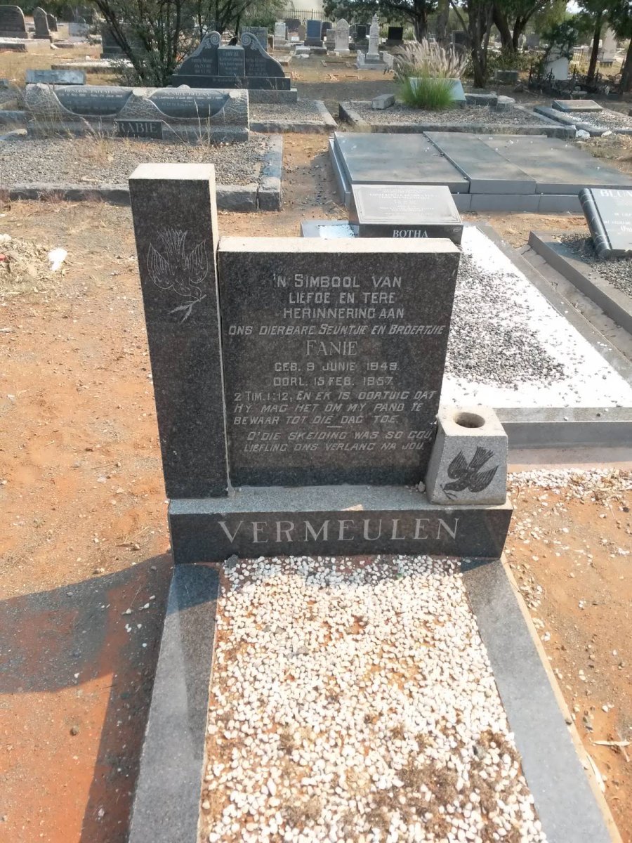VERMEULEN Fanie 1949-1957