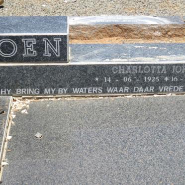 VILJOEN Jacob Stefanus Claassens 1923-2002 &amp; Charlotta Johanna 1925-2009