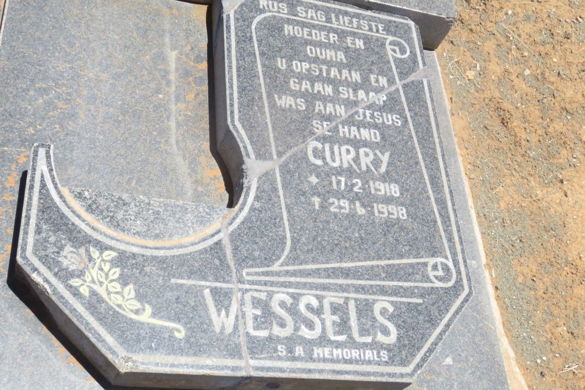 WESSELS Cornelia Gertruida Maria nee LE ROUX 1918-1998