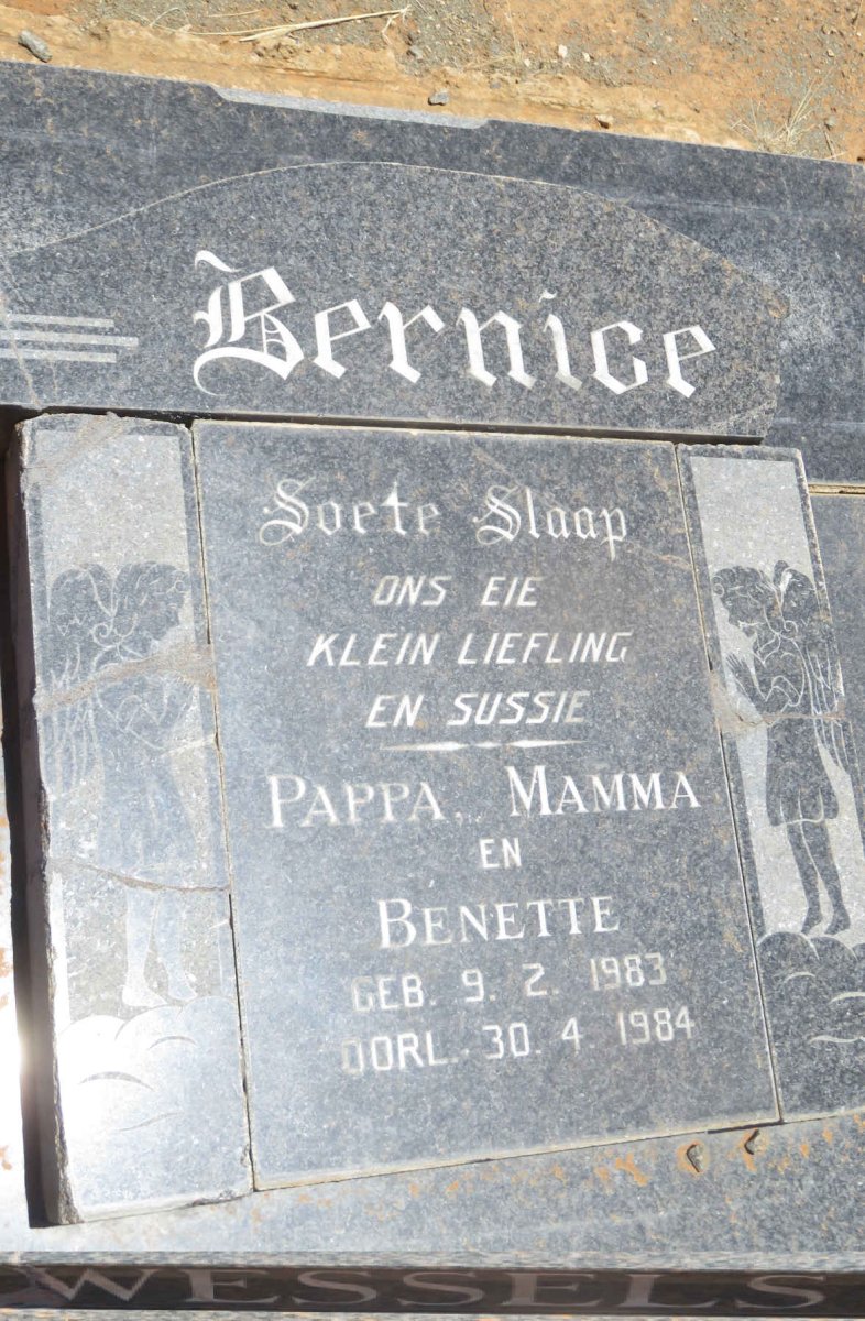 WESSELS Bernice 1983-1984