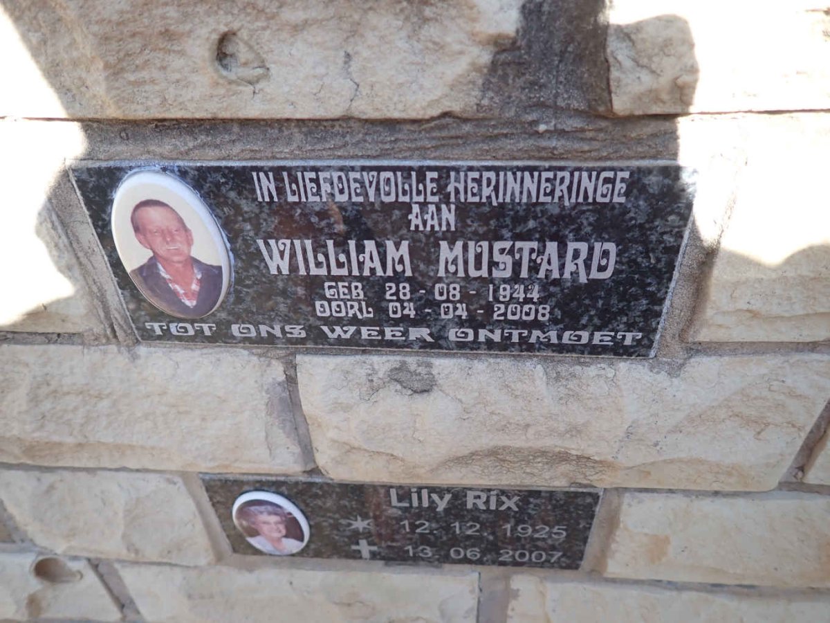MUSTARD William 1944-2008