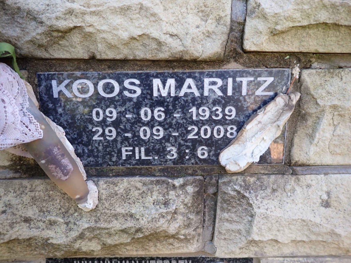 MARITZ Koos 1939-2008