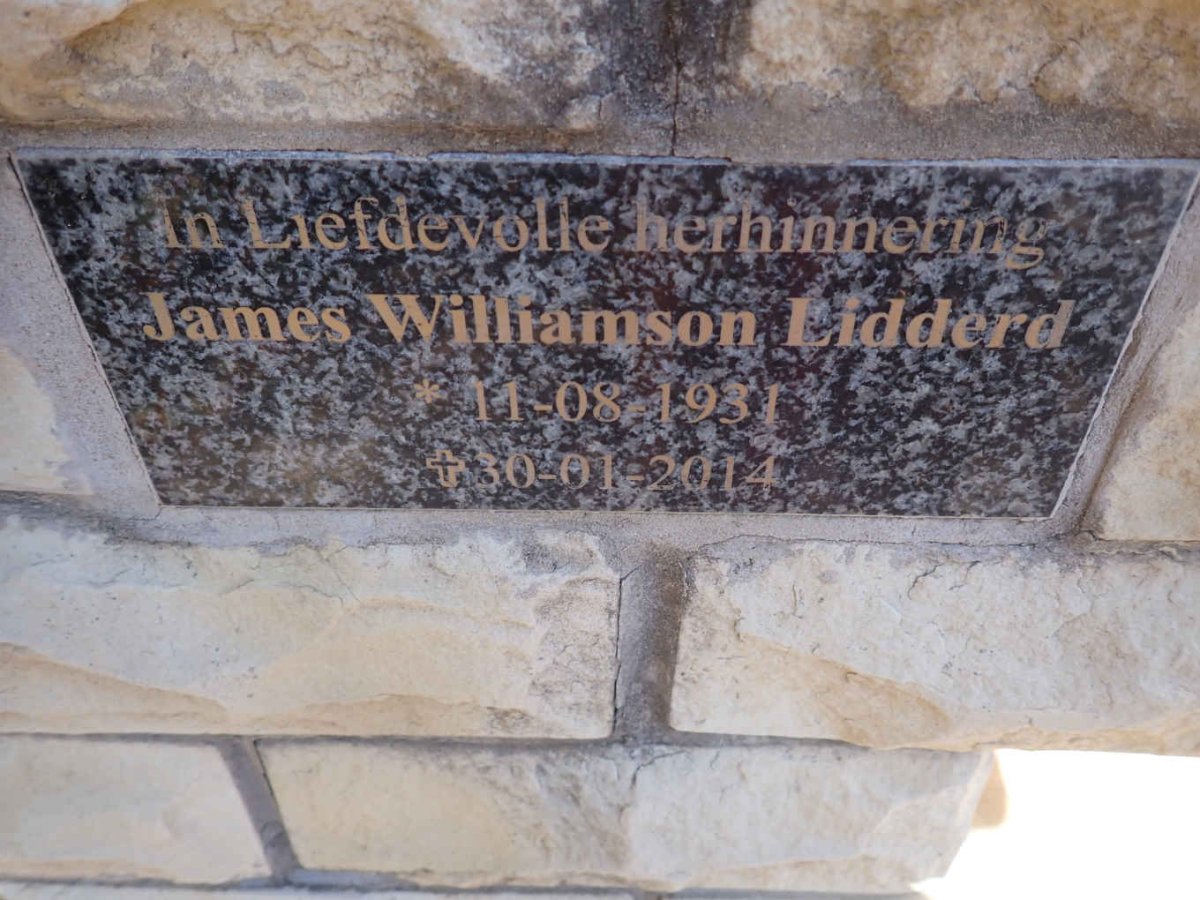 LIDDERD James Williamson 1931-2014