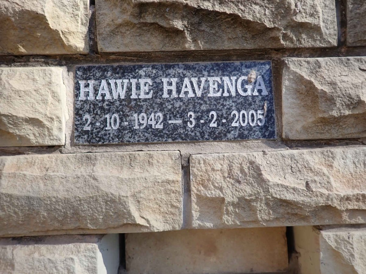 HAVENGA Hawie 1942-2005
